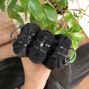 Mechones <span class=keywords><strong>de</strong></span> cabello camboyano crudo AngelBella, proveedor sin procesar, venta al por mayor, cabello humano vietnamita <span class=keywords><strong>virgen</strong></span> crudo, cutícula alineada, cabello - Product Image 6