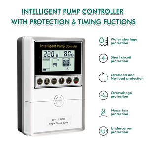 Contrôleur de niveau <span class=keywords><strong>d</strong></span>'<span class=keywords><strong>eau</strong></span> à commande entièrement automatique 220V Boîte de commande de pompe à <span class=keywords><strong>eau</strong></span> pour pompes de jardinage - Product Image 4