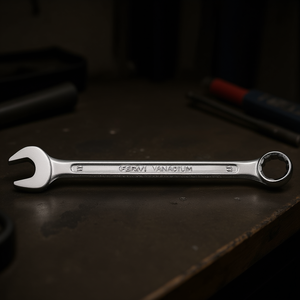 Clé combinée Fervi 12 mm en acier au chrome vanadium pour réparation automobile - Product Image 3