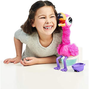 <span class=keywords><strong>Flamingo</strong></span> Electronic Pet Plastic Animal Feeding <span class=keywords><strong>Poop</strong></span> Toy Singing Funny Doll Play House Niños Regalo de cumpleaños - Product Image 3
