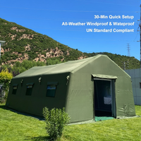 Carpa Inflable Modular Grande, Conectable, para Emergencias Médicas, para Crear un Hospital de Campaña, Incluye Sistema de Aire de Alta Capacidad