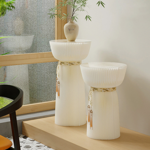 Ihpaper Hoa Mô Hình Giấy Bàn Tròn Cao Bàn Trà Di Động Gấp Bảng Giấy Đồ Nội Thất Cho Nhà Và Triển Lãm - Product Image 2