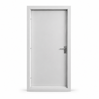 Porte acoustique insonorisée industrielle avec fenêtre d'observation, porte en acier sur mesure pour salle d'essai et enclos de machines
