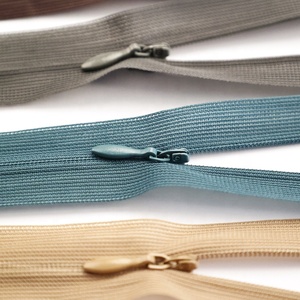 Cerniera di chiusura invisibile in Nylon a doppia fascia 3 # cerniere invisibili nascoste <span class=keywords><strong>Vos</strong></span> per indumenti biancheria da letto giocattolo in Nylon cerniera invisibile 50 cm - Product Image 5