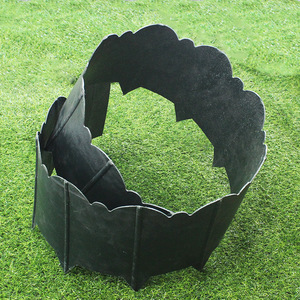 Bordure de jardin en plastique PE de haute qualité Dense Pound-In Lawn Garden Tree Rings Lits de fleurs pour un usage domestique - Product Image 2