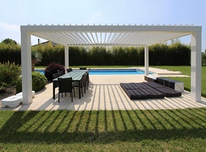 AS2047 TOMA Extérieur En Aluminium Jardin Pergola Économique <span class=keywords><strong>Cartport</strong></span> Structure Manuel Poudre Enduit Cadre Pergola Gazebo Pavilion - Product Image 3