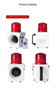 Altavoz de alarma acústica-óptica de alto decibelio para seguridad en sitios de construcción Solar Voice Prompt LV Products - Product Image 5