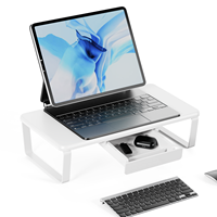 Nouvelle arrivée moniteur Riser en bois élévateur ordinateur portable étagère de bureau meubles supplémentaires moniteur support pour bureau à domicile