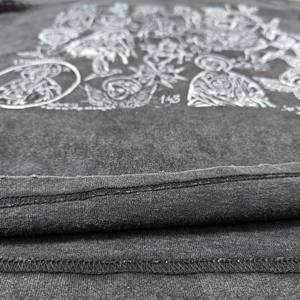 T-shirt graphique personnalisé pour homme, imprimé vintage gothique, coton épais, coupe oversize, style Y2K grunge streetwear, vente en gros - Product Image 4