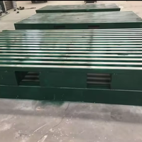 Grille de protection robuste en acier pour bétail, 6 pieds, écologique et naturelle, pour enclos agricole