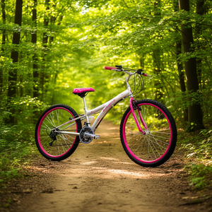 Bicicleta de Montaña Eb Girl's de 26 Pulgadas con Cuadro de Aluminio, 21 Velocidades, Frenos V, Asiento Ajustable, para Ciclismo Todoterreno - Product Image 2