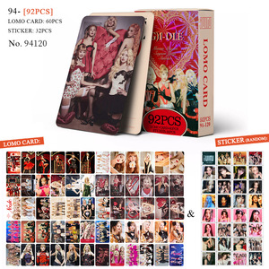 <span class=keywords><strong>GIDLE</strong></span> MIYEON SOYEON MINNIE YUQI SHUHUA Carte photo Cartes photo Kpop Papier adhésif Autocollant Fan Cadeaux 60Lomo 32Stickers Set - Product Image 2
