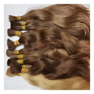 The Best Hair Vendors Natural Brown Color Virgin Indian Hair 100 Unprocessed Raw Human Hair