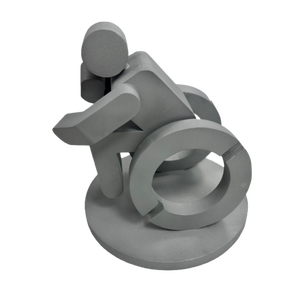 Escultura Metálica Personalizada de Alta Calidad en Aleación de Aluminio <span class=keywords><strong>6061</strong></span> A1Si10Mg y Acero Inoxidable, Impresión 3D, Granallado a Pequeña Escala - Product Image 2