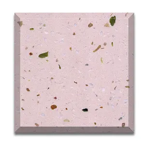 Напольная плитка Terrazzo Stone розовая настенная плитка напольная плитка для интерьера настенный Графический дизайн