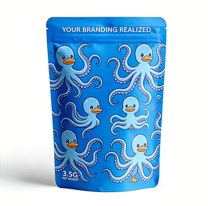 3.5g/7g/14g custom size logo, environmentally-friendly degradable zipper bag polyester film bag, suitable for food <b>packaging</b>. - Product Image 4