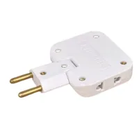 Prise UE 3 prises secteur multiprise 1 conversion 3 rallonge prise électrique 180 prise de courant rotative adaptateur secteur
