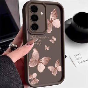 Dream Butterfly Anti-Fall Soft TPU Phone Case Grip para <span class=keywords><strong>Samsung</strong></span> A15/A55/A24/A23/S24Ultra/S23Fe Modelos compatibles A32 A13 - Product Image 4