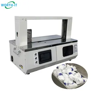 Film Banding Machine Table Top Model Banding In Graphic Printing Industry Banknote Food Industry Paper Banding Machine