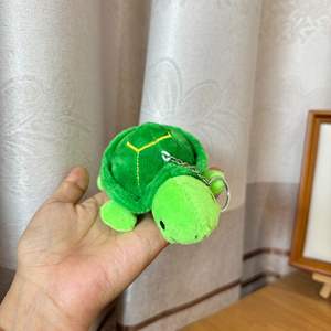 لطيف صغير لينة كاواي حقيبة الظهر قلادة سلحفاة الحيوان محشوة دمية أفخم سلسلة مفاتيح سلحفاة أفخم المفاتيح لتعزيز هدية - Product Image 5