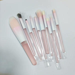 Ensemble de 10 pinceaux de maquillage portables HQ Mixed Proc Discount, pinceaux pour anticernes, sourcils, cheveux, fard à paupières, poudre libre, blush - Product Image 3
