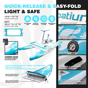 Bicicleta acuática inflable de pedal para agua salada, en stock en almacén en el extranjero, perfecta para alquiler comercial y de eventos. - Product Image 3