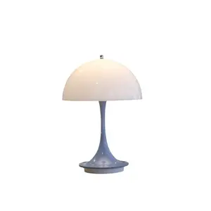 Recarregável Em Casa Cogumelo Table Lamp Touch Dimmer Lâmpada De Mesa Recarregável Sem Fio Hotel Restaurant Quarto LED Table Lamps