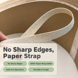 Cinta de Papel de la Mejor Calidad y Seguridad, Reemplazo de Plástico para Consolidación de Palés de Cartón, Material de Embalaje para Envío - Product Image 1