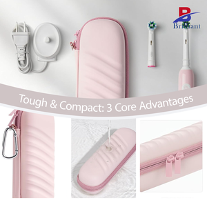 Estuche de Viaje Personalizado para Cepillos de Dientes Eléctricos (<span class=keywords><strong>Oral</strong></span>-<span class=keywords><strong>B</strong></span> <span class=keywords><strong>Pro</strong></span>/iO/ Sonicare), Protección Impermeable de Carcasa Rígida de EVA - Product Image 4