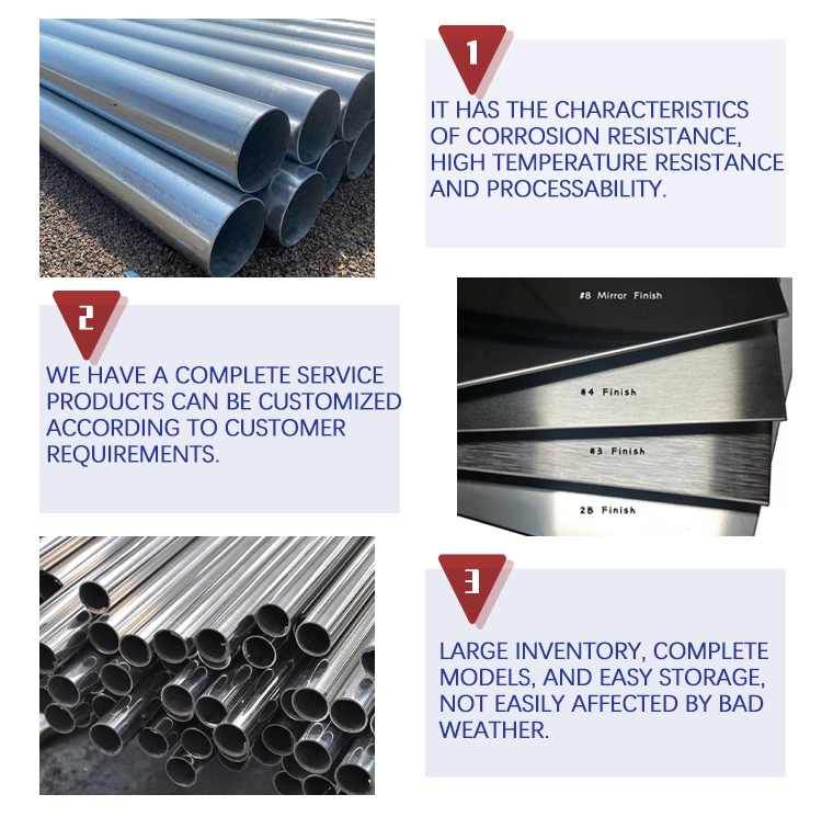 304 316L Austenitic Seamless Stainless Steel Pipe Welded Stainless Steel Tube