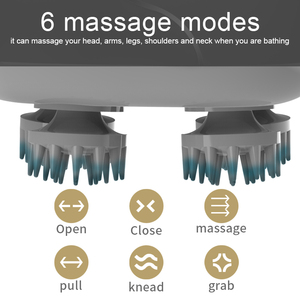 Nuevo diseño de la forma de ratón VIBRADOR ELÉCTRICO doble masajeador de cabeza de cepillo - Product Image 3