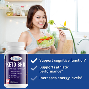 Cápsulas de Belleza con Fórmula BHB para Dieta Keto, Quemador de Grasa, Marca Privada OEM/ODM, para Adultos, Pérdida de Peso, Mejora la Digestión e Inmunidad, 60 Unidades - Product Image 2
