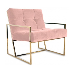 <span class=keywords><strong>Fauteuil</strong></span> élégant en velours <span class=keywords><strong>rose</strong></span> foncé, <span class=keywords><strong>fauteuil</strong></span> contemporain avec base en métal doré pour la décoration de la maison - Product Image 1