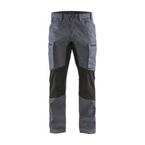 BLAKLADER - 145918459499D96 Pantalon de service avec sStretch Gris/Noir-PANTALON DE TRAVAIL EAN 7330509498903 PANTALON DE TRAVAIL CARGO - Product Image 1
