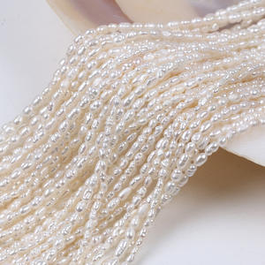 Promotion 2-2,5 mm pour perles d'eau douce en forme de Xiaomi, perles naturelles pour la fabrication de bijoux DIY, accessoires pour collier, bracelet, fabrication de bijoux - Product Image 4