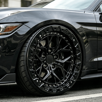Jantes Bku forgées Beadlock pour Ford Mustang Shelby GT350 GT500 S650 S550 17 18 pouces 5x114.3 Drag Racing