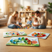 Jeu de société éducatif personnalisable, durable et écologique, avec boîte cadeau OEM/ODM portable, idéal pour les enfants