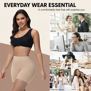 Nouveau Design Faible MOQ Gainant Femme Grande Taille Taille Haute Sans Couture Ventre Plat Fesses Push-up <span class=keywords><strong>Short</strong></span> Amincissant - Product Image 2