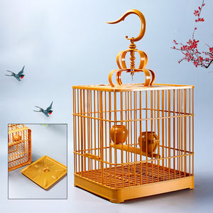 Güvercinler papağanlar için uygun dayanıklı plastik kuş kafesi besleme için Birdhouse yüksek mukavemetli plastik kafes asılı - Product Image 5