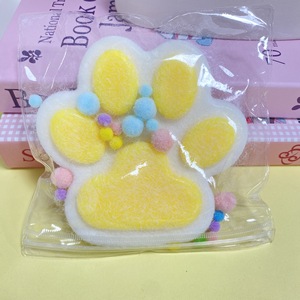 Cute <b>Large</b> <b>Plush</b> Cat Paw Squishy Toy Super Soft Mud Texture Squeeze Toy Perfect Gift For Stress Anxiety Relief - Product Image 5