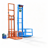 Plateforme élévatrice hydraulique électrique fixe pour marchandises 1000 kg, élévateur de fret 20 m de hauteur de levage, équipement de chargement