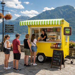 Carrito de Comida Etodevice, el Más Vendido, para Hacer Helados de Maíz y Vegetales, para Hoteles y Restaurantes, con Rodamientos, para Hot Dogs - Product Image 1