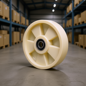 Rueda de Poliuretano Kscc con Rodamiento de Bolas de 20 mm de Diámetro, Rueda Sólida Estándar con Banda de Rodadura Firme, Repuesto para Manejo de Materiales - Product Image 2