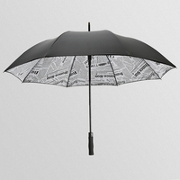 Parapluie de golf de qualité supérieure, imperméable, résistant au vent, à double couche, grande taille, avec poignée longue en EVA, vente en gros
