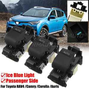 Interrupteur de vitre électrique LED lumineux pour conduite à gauche (LHD) avec rétroéclairage pour Toyota RAV4, Camry, Corolla, Yaris, Cruiser, Vios, Highlander - Product Image 4