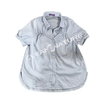 Lady cotton blouse used clothes wholesale price in bag stock