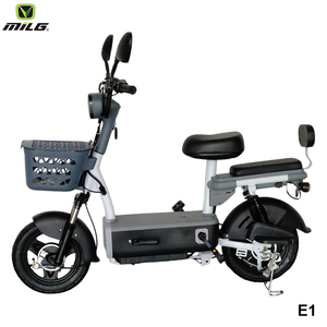 Trottinette électrique E1 Mini 350W 48V avec batterie amovible, autonomie 30-40km, homologation CEE CE, pneus 14*2.5, amortisseur hydraulique, vente en gros OEM - Product Image 1