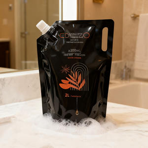 กระเป๋าเครื่องสำอางหรูหราแบบใช้แล้วทิ้งพิมพ์ลายได้กำหนดเองกระเป๋าพวยพลาสติก LDPE สำหรับดูแลเส้นผมและมือ - Product Image 2