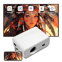Hotack L012 Hd 720P Smart WIFI Android 14 Projecteur mobile Home Cinéma Vidéo Proyector Portable Mini Projecteur