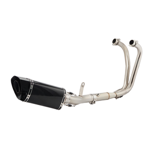 Système d'échappement complet pour moto, <span class=keywords><strong>prix</strong></span> de gros Forsound Factory, en acier inoxydable, avec tuyau intermédiaire avant et silencieux en carbone pour <span class=keywords><strong>Yamaha</strong></span> <span class=keywords><strong>R3</strong></span> - Product Image 1